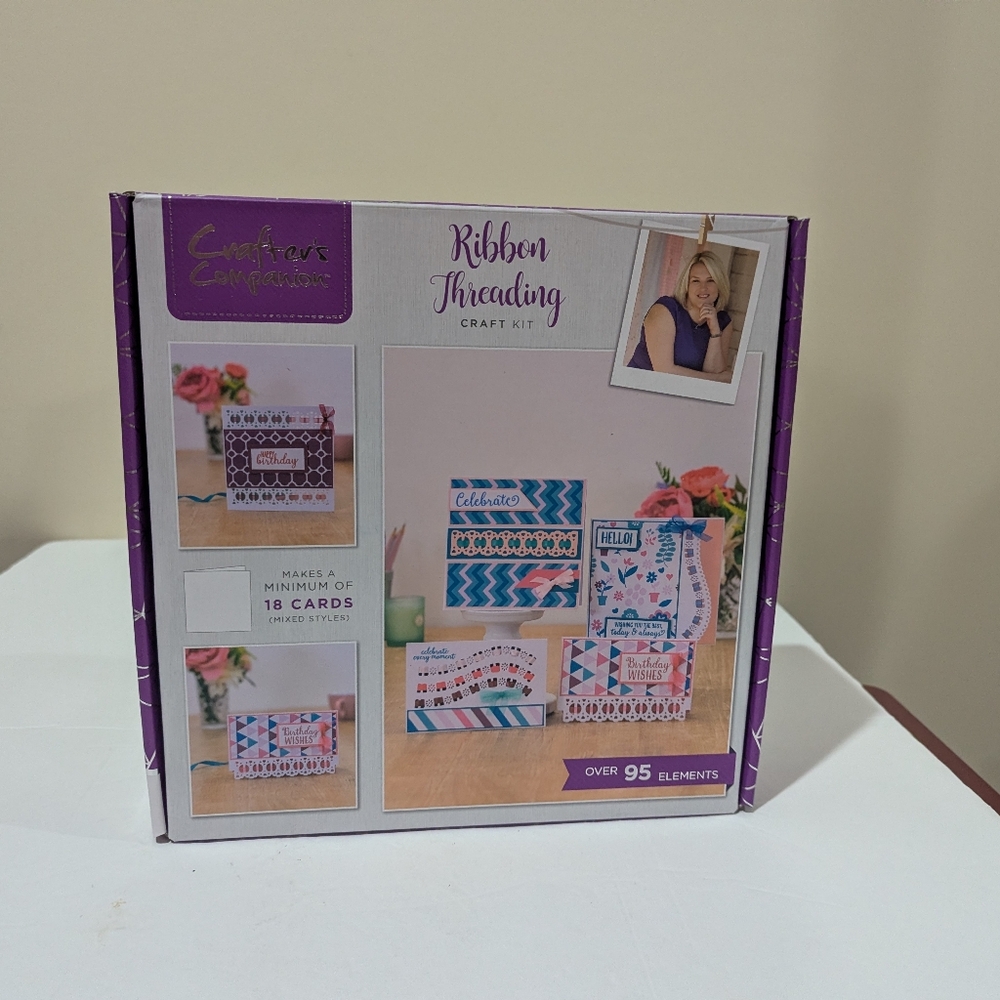 NEW Crafters Companion Ribbon Threading Craft Kit #42